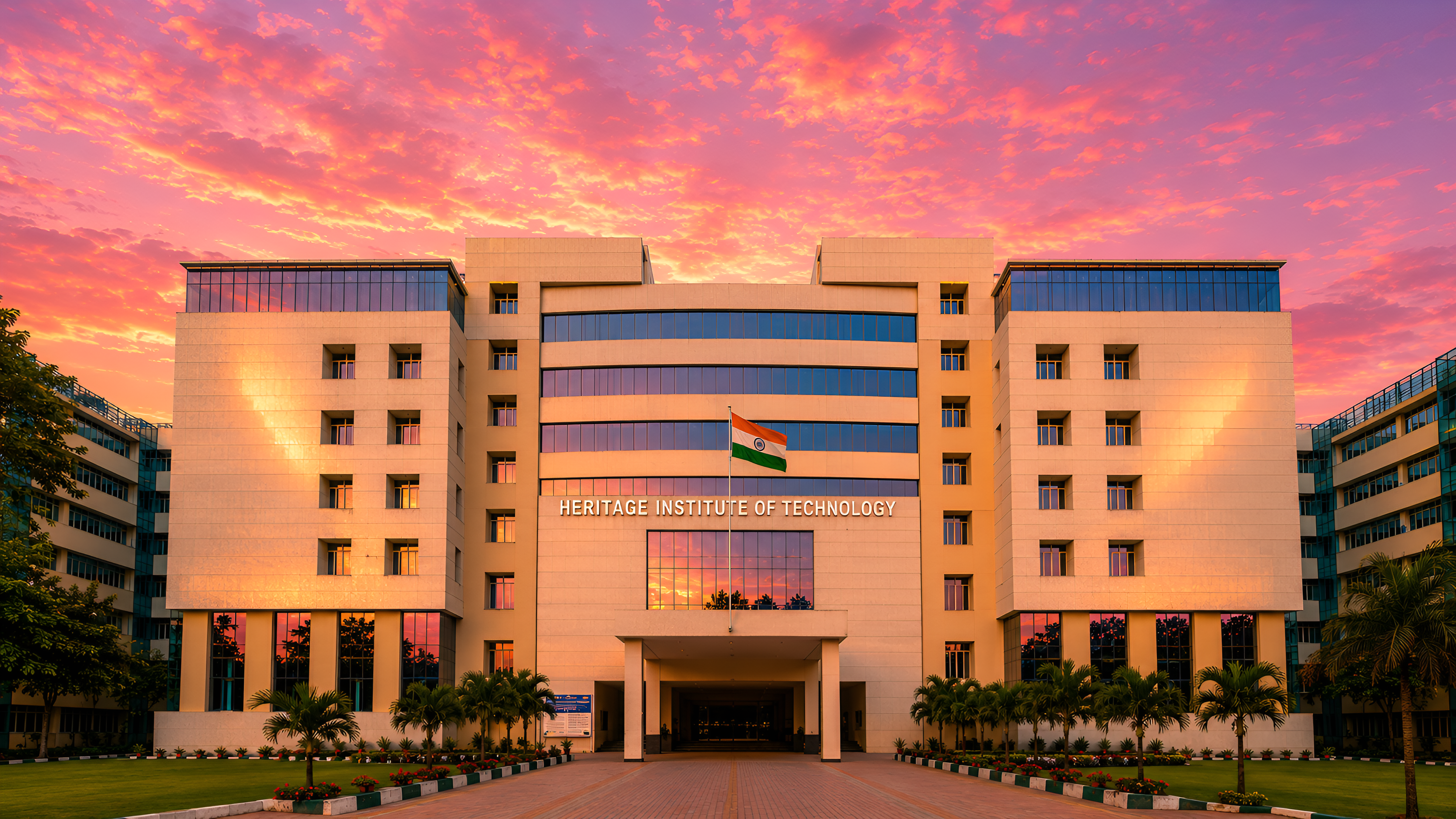Heritage Institute of Technology Campus Sky & Background