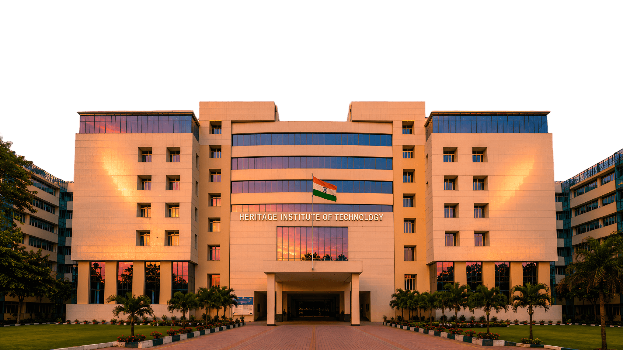 Heritage Institute of Technology Campus Building Foreground
