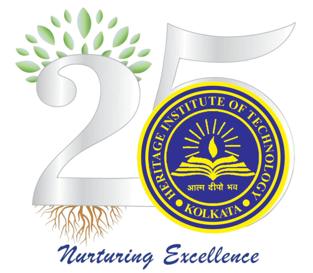 Heritage Institute of Technology 25 Years Logo